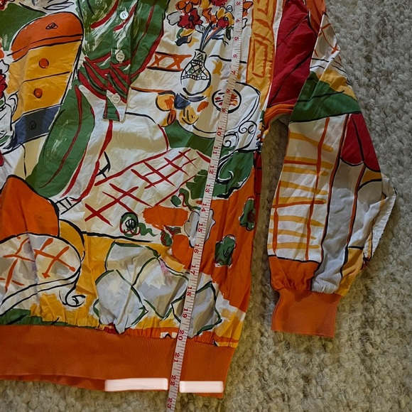 Authentic Vintage Christian Dior Sports Pattern Print Polo Longsleeve Size M - Picture 8 of 9